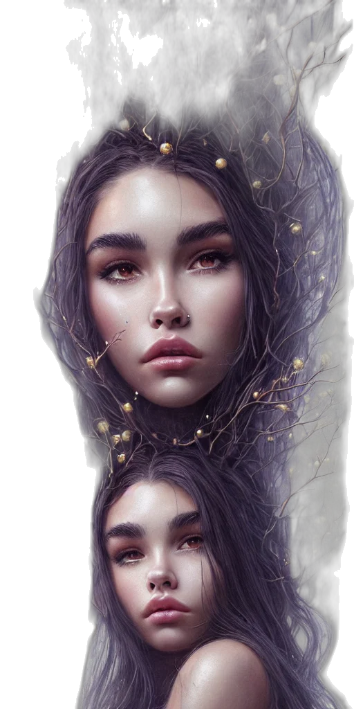 crown, face, mask, hair transparent PNG cut-out