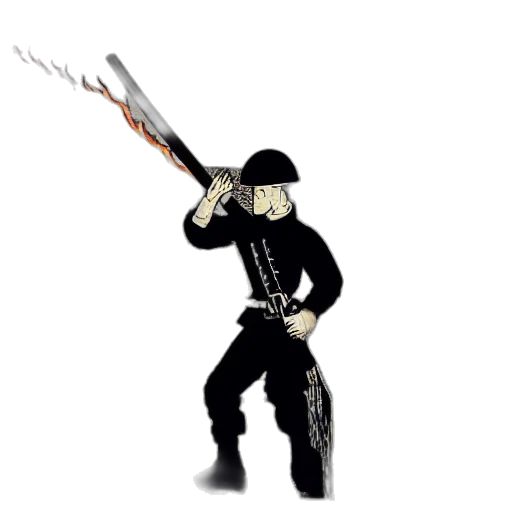 staff, weapon, sword, hat transparent PNG cut-out
