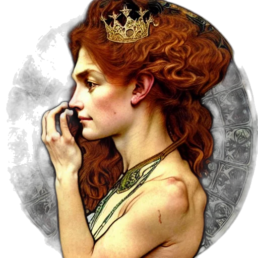 crown, jewelry, fantasy art, photorealistic transparent PNG cut-out