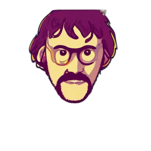 face, staff, pixel art, cartoon transparent PNG cut-out