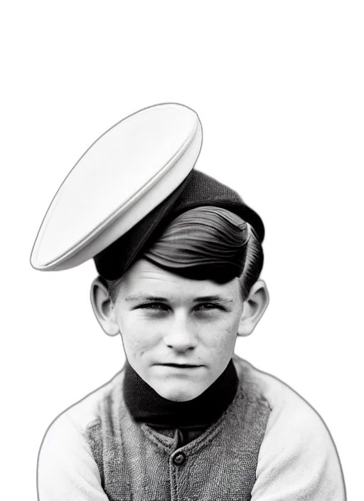 hat, staff, face, jacket transparent PNG cut-out
