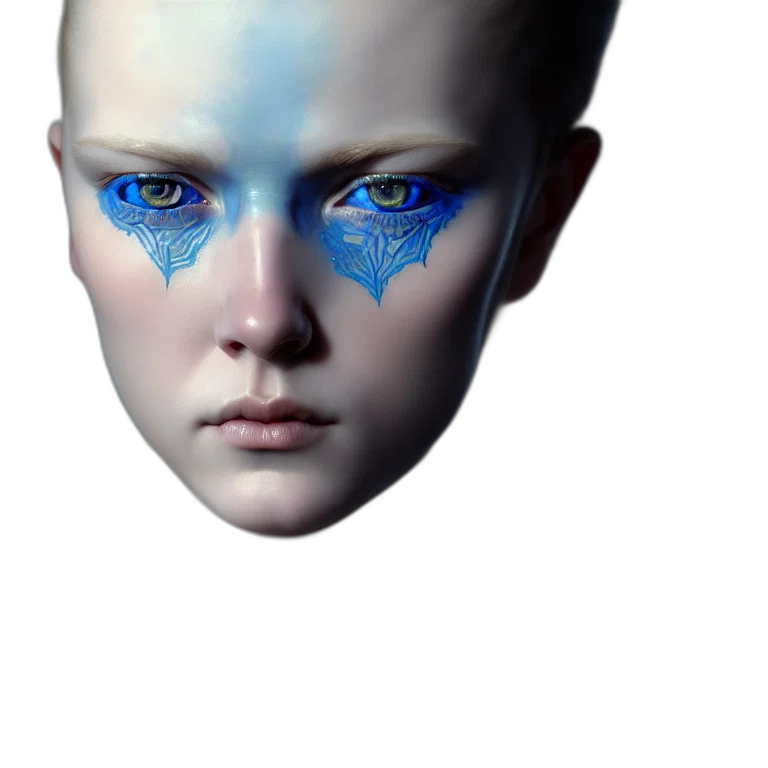 face, mask, jewelry, creature transparent PNG cut-out