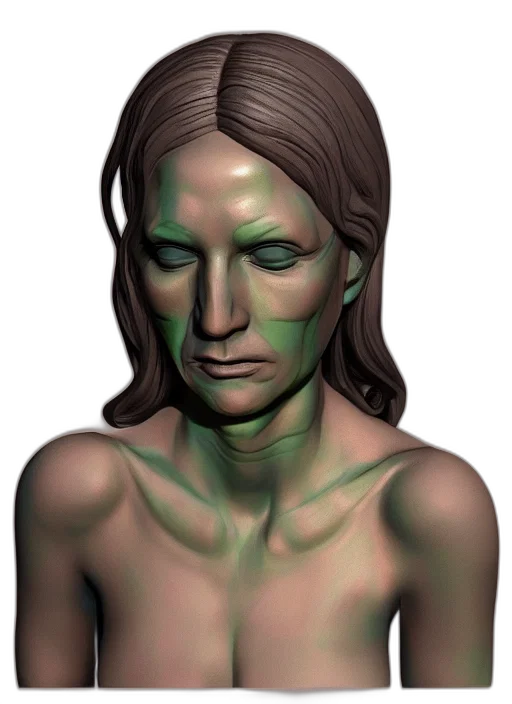 face, mask, 3d render, photorealistic transparent PNG cut-out