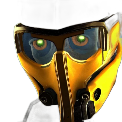 mask, robot, staff, face transparent PNG cut-out