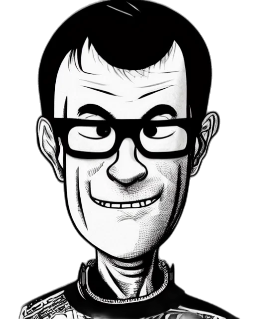 staff, face, cartoon, comic book art transparent PNG cut-out