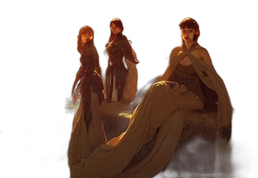 dress, crown, dragon, concept art transparent PNG cut-out