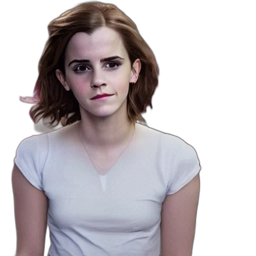 face, hair, dress, photorealistic transparent PNG cut-out
