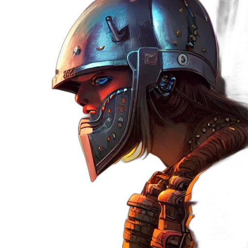 mask, sword, robot, face transparent PNG cut-out