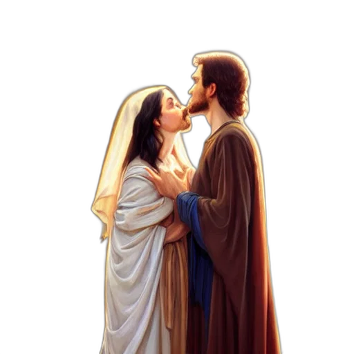 photorealistic, 3d render, concept art, jesus transparent PNG cut-out