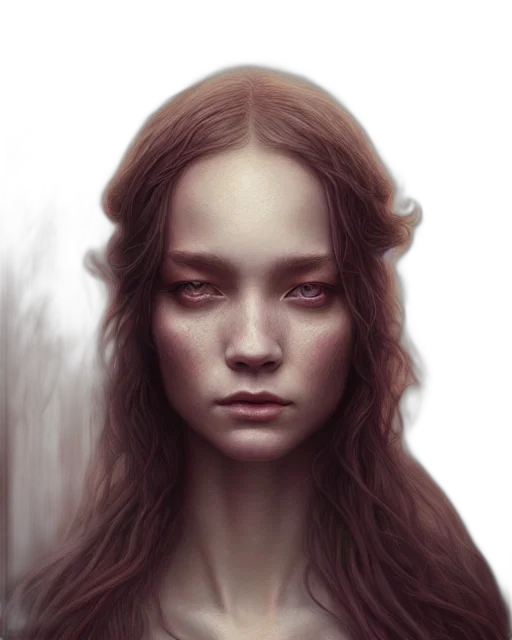 face, crown, hair, creature transparent PNG cut-out
