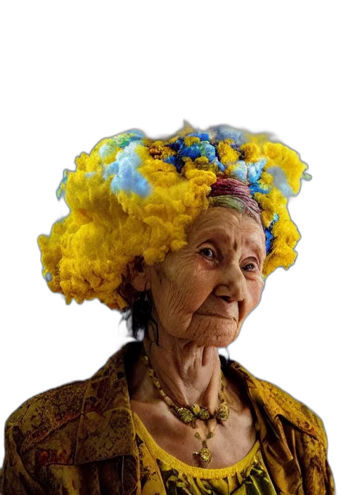 hat, crown, face, staff transparent PNG cut-out