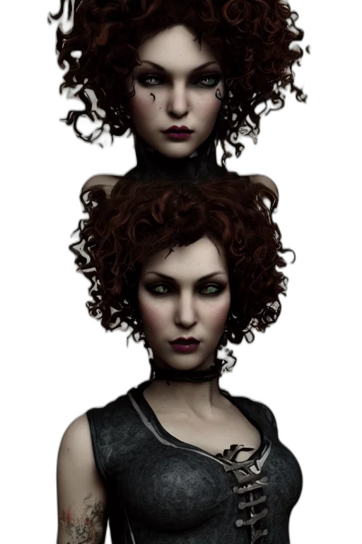 face, hair, concept art, fantasy art transparent PNG cut-out