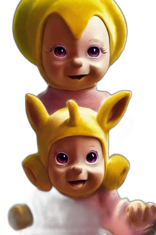 mask, face, creature, 3d render transparent PNG cut-out