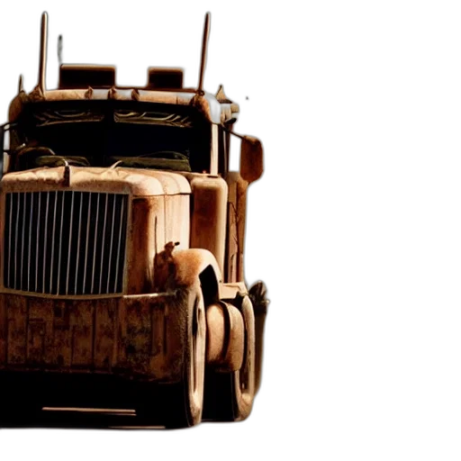 car, robot, weapon, photorealistic transparent PNG cut-out