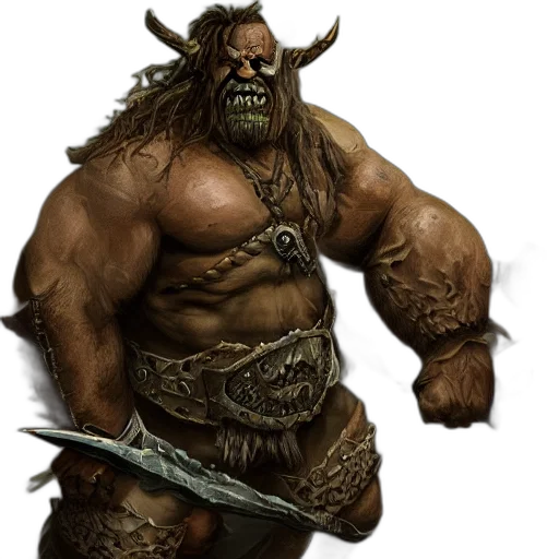 creature, animal, staff, fantasy art transparent PNG cut-out