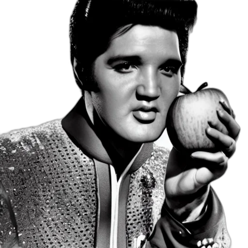 face, photorealistic, elvis, presley transparent PNG cut-out