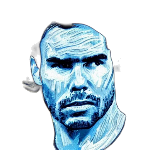 face, comic book art, concept art, photorealistic transparent PNG cut-out