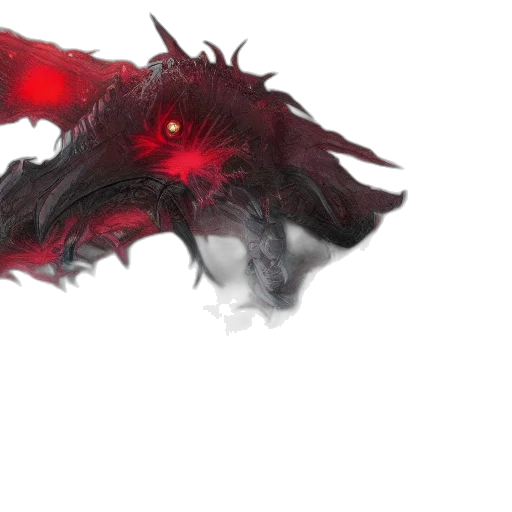 dragon, creature, mask, weapon transparent PNG cut-out