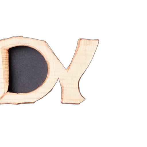 jewelry, furniture, 3d render, letter transparent PNG cut-out