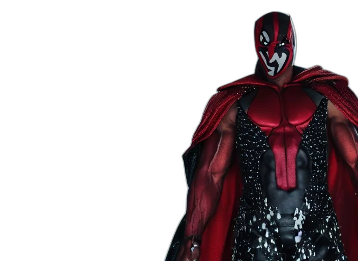 concept art, comic book art, 3d render, red transparent PNG cut-out