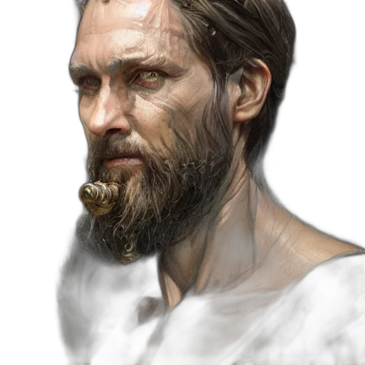 face, concept art, fantasy art, photorealistic transparent PNG cut-out