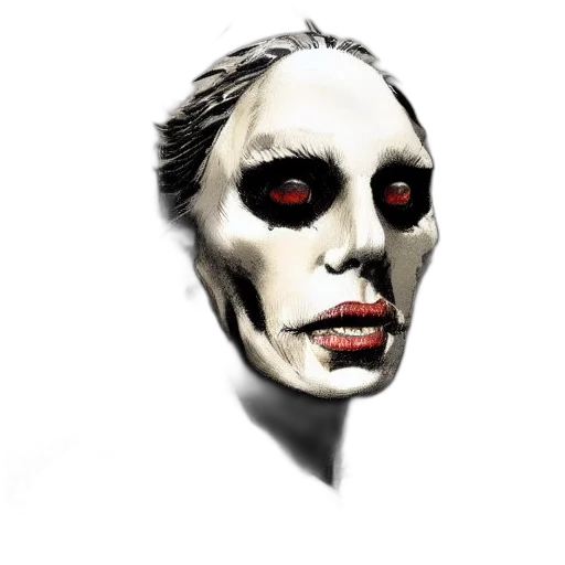 mask, face, creature, concept art transparent PNG cut-out