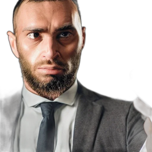 face, staff, jacket, mask transparent PNG cut-out