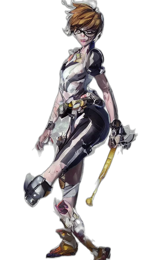 weapon, robot, sword, staff transparent PNG cut-out