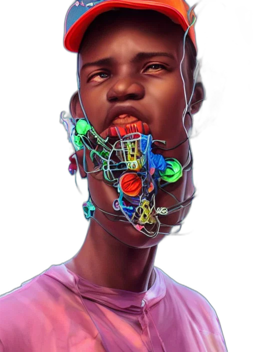 face, robot, jewelry, crown transparent PNG cut-out