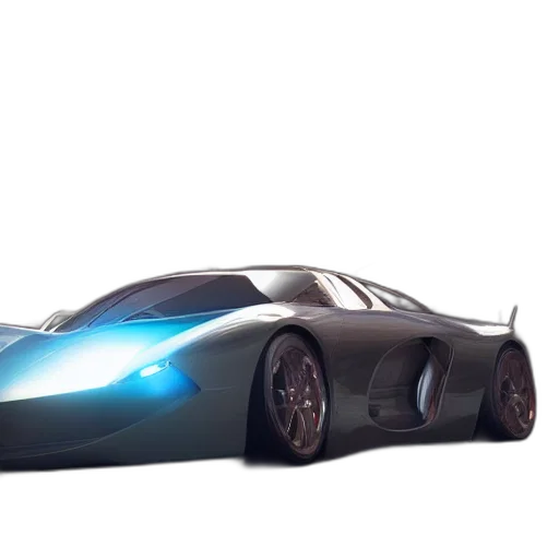car, 3d render, concept art, photorealistic transparent PNG cut-out