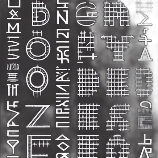 monochrome, typographic, poster, depicting transparent PNG cut-out
