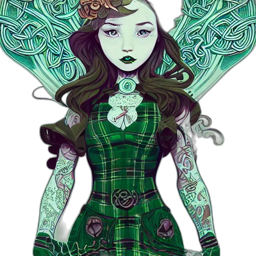 dress, fantasy art, concept art, pixel art transparent PNG cut-out