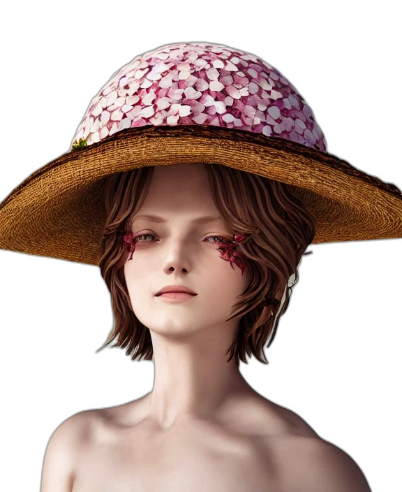 hat, crown, 3d render, photorealistic transparent PNG cut-out