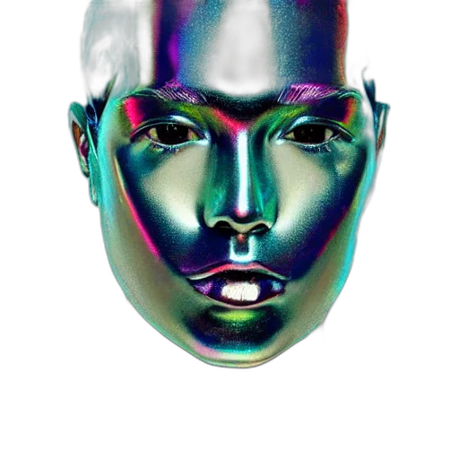 mask, face, robot, crown transparent PNG cut-out
