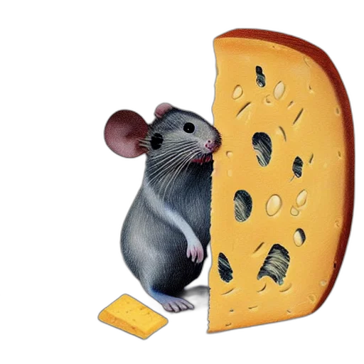 food, animal, concept art, 3d render transparent PNG cut-out