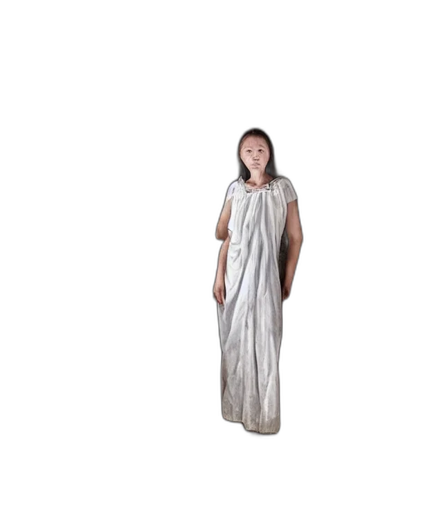 dress, staff, creature, jewelry transparent PNG cut-out
