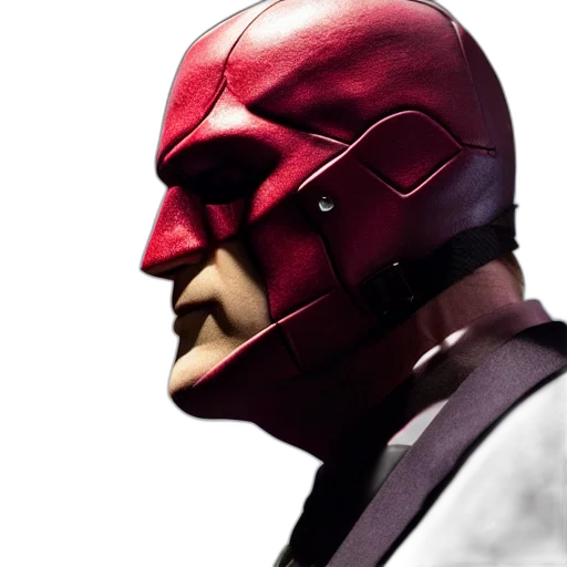mask, face, comic book art, 3d render transparent PNG cut-out