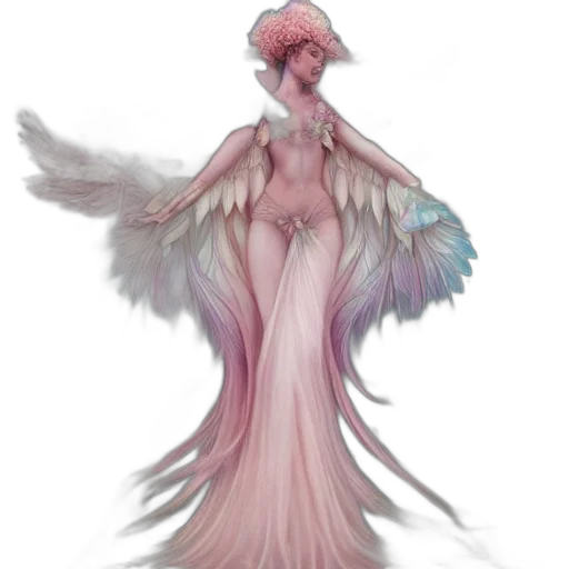 dress, creature, concept art, fantasy art transparent PNG cut-out
