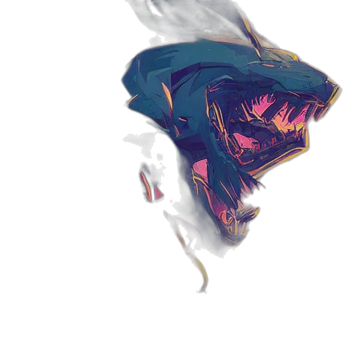 dragon, mask, creature, face transparent PNG cut-out