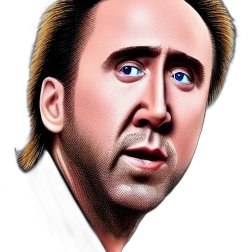 face, hair, photorealistic, cartoon transparent PNG cut-out