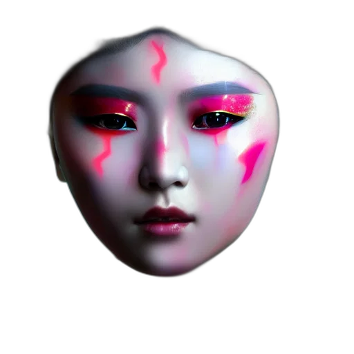mask, face, creature, jewelry transparent PNG cut-out