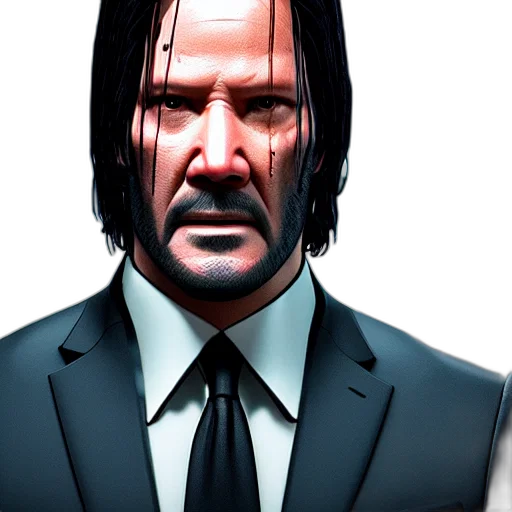face, concept art, 3d render, photorealistic transparent PNG cut-out