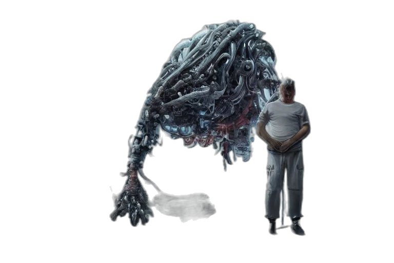 creature, robot, hair, animal transparent PNG cut-out