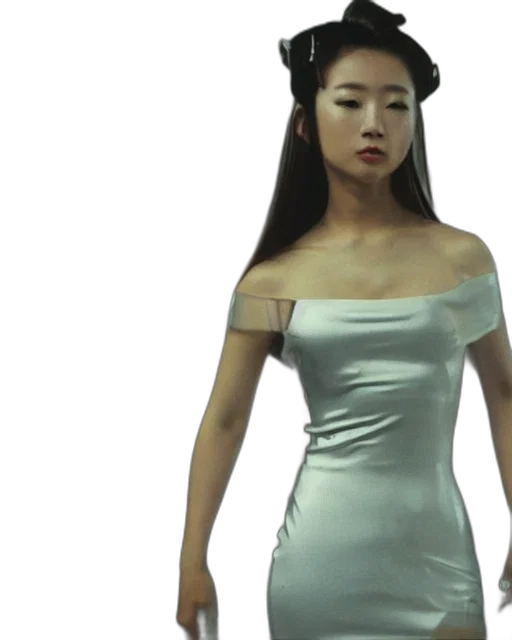 dress, robot, jewelry, 3d render transparent PNG cut-out