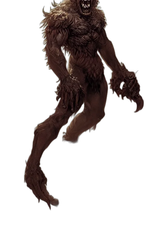 creature, animal, hair, staff transparent PNG cut-out