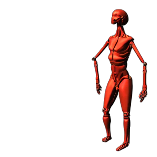 robot, creature, dress, staff transparent PNG cut-out