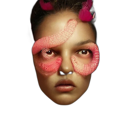 mask, face, creature, jewelry transparent PNG cut-out