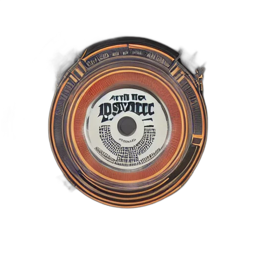 inch, record, display, intricate transparent PNG cut-out