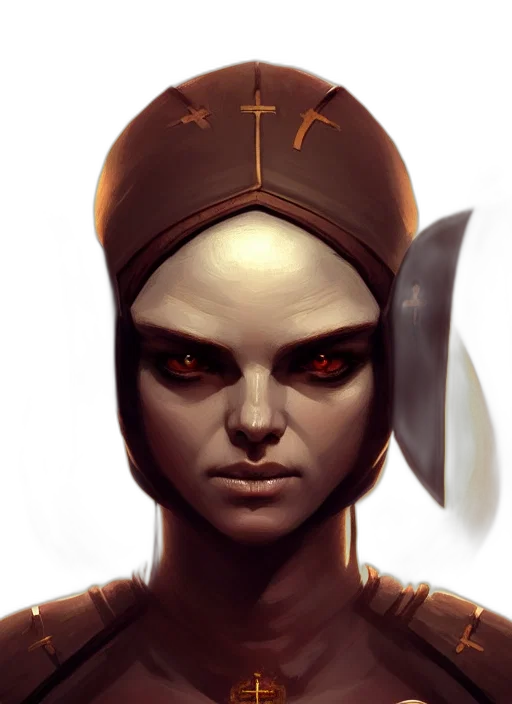 face, mask, staff, crown transparent PNG cut-out