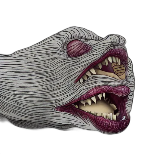 mask, creature, dragon, 3d render transparent PNG cut-out